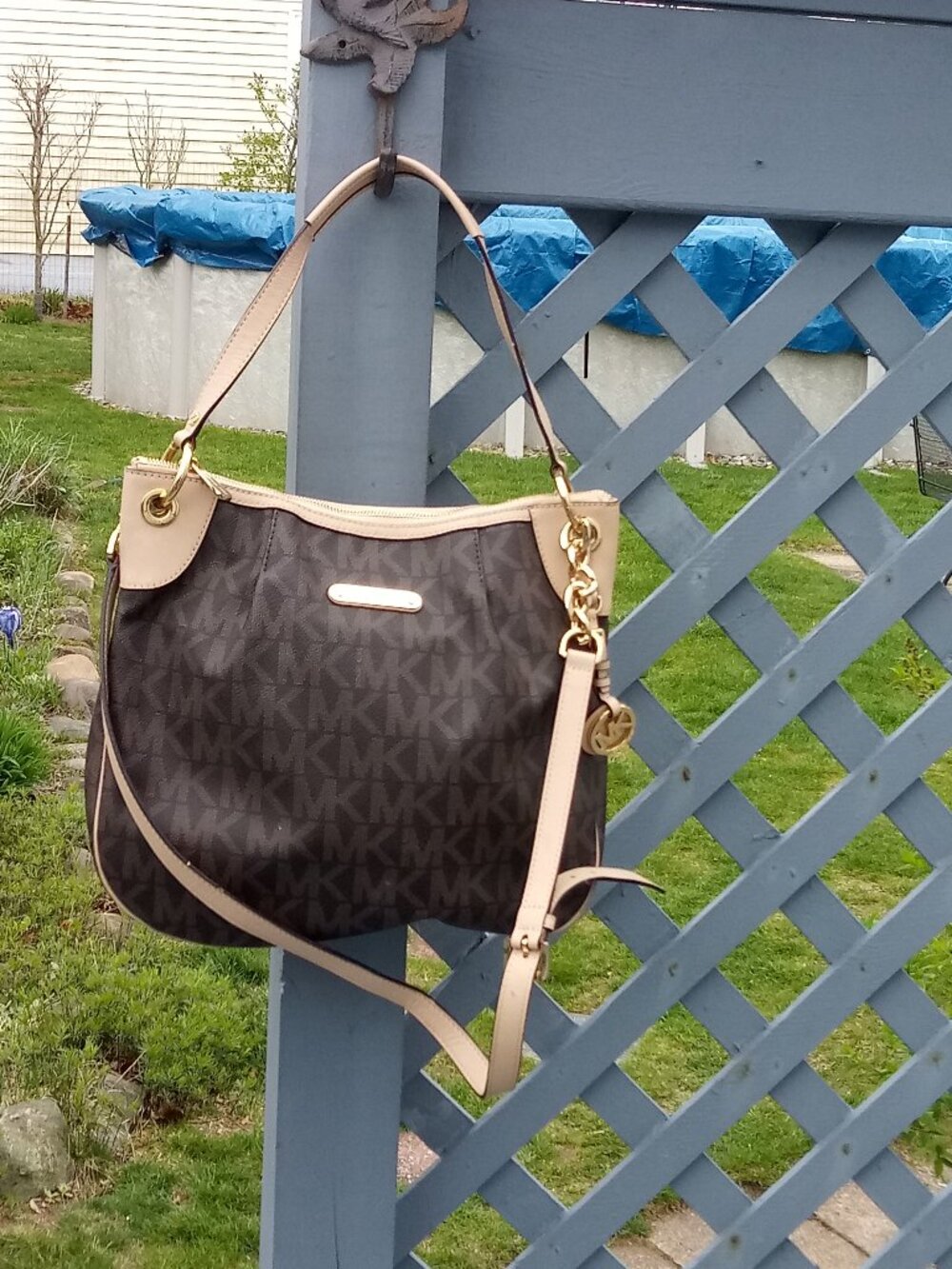 Michael Kors  Brown Tan shoulder crossbody bag